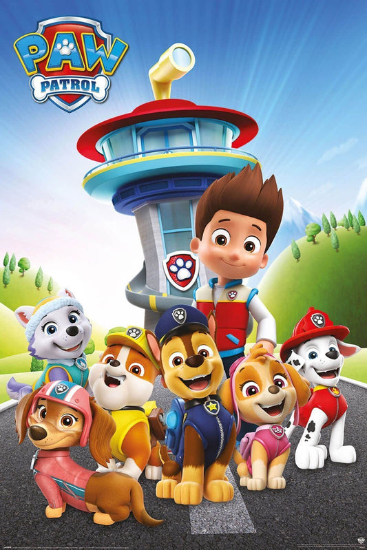 Ready For Action Poster Paw Patrol