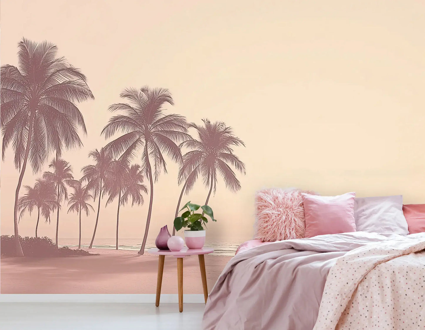 Pink Florida Sky Non-woven Photo Wallpaper ForWall
