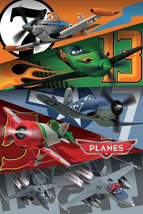 Disney Planes Boys Bedroom Poster Disney