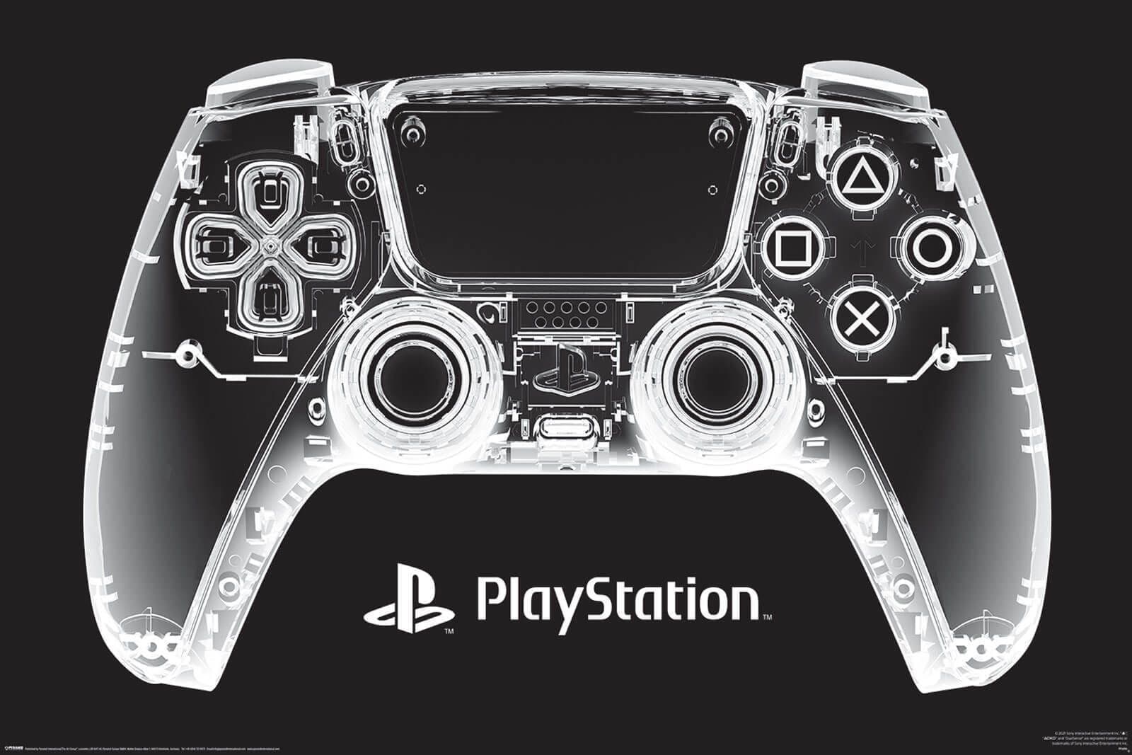 Playstation XRay Pad Poster Playstation