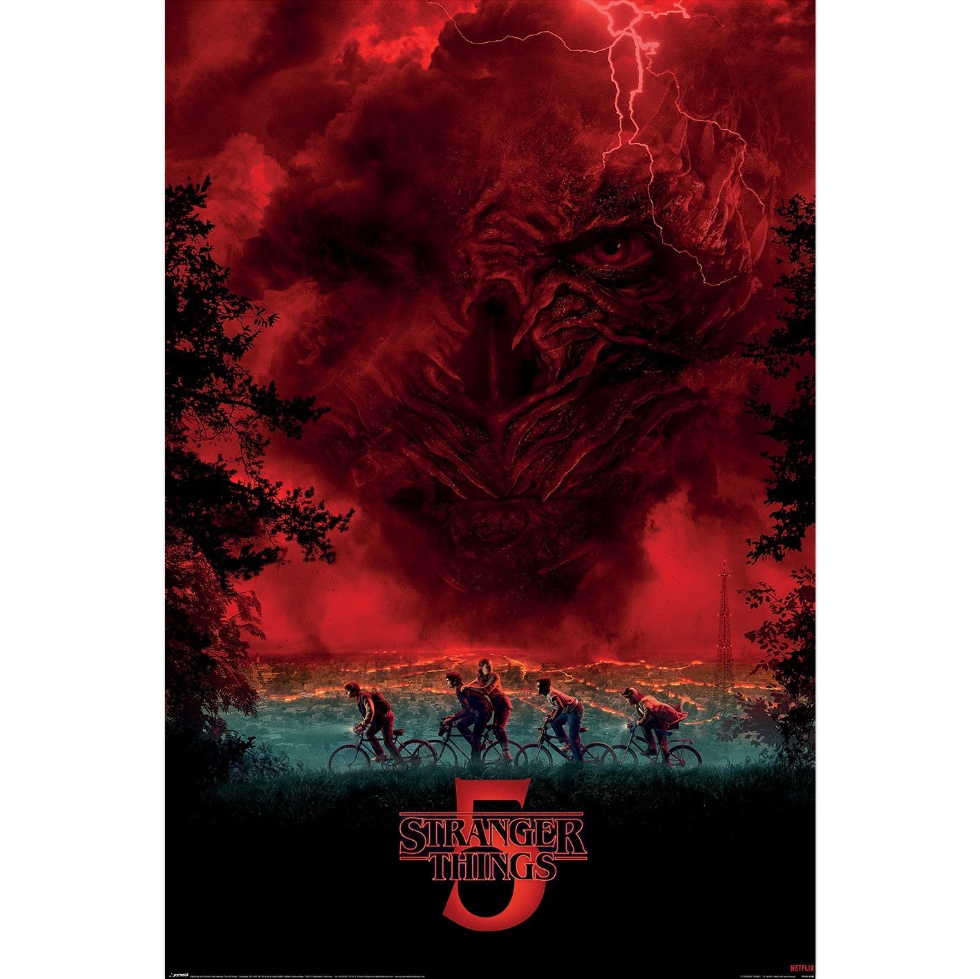 Stranger Things Season 5 Vecna Sky Poster Stranger Things