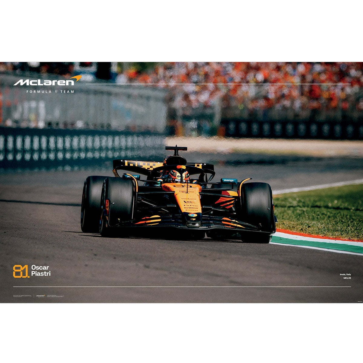F1 Oscar Piastri Imola Poster F1