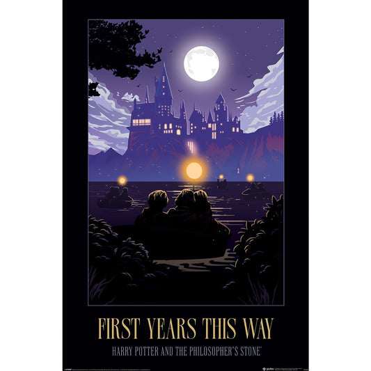 Harry Potter First Years This Way Poster Harry Potter
