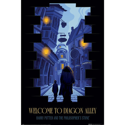 Harry Potter Welcome to Diagon Ally Poster Harry Potter