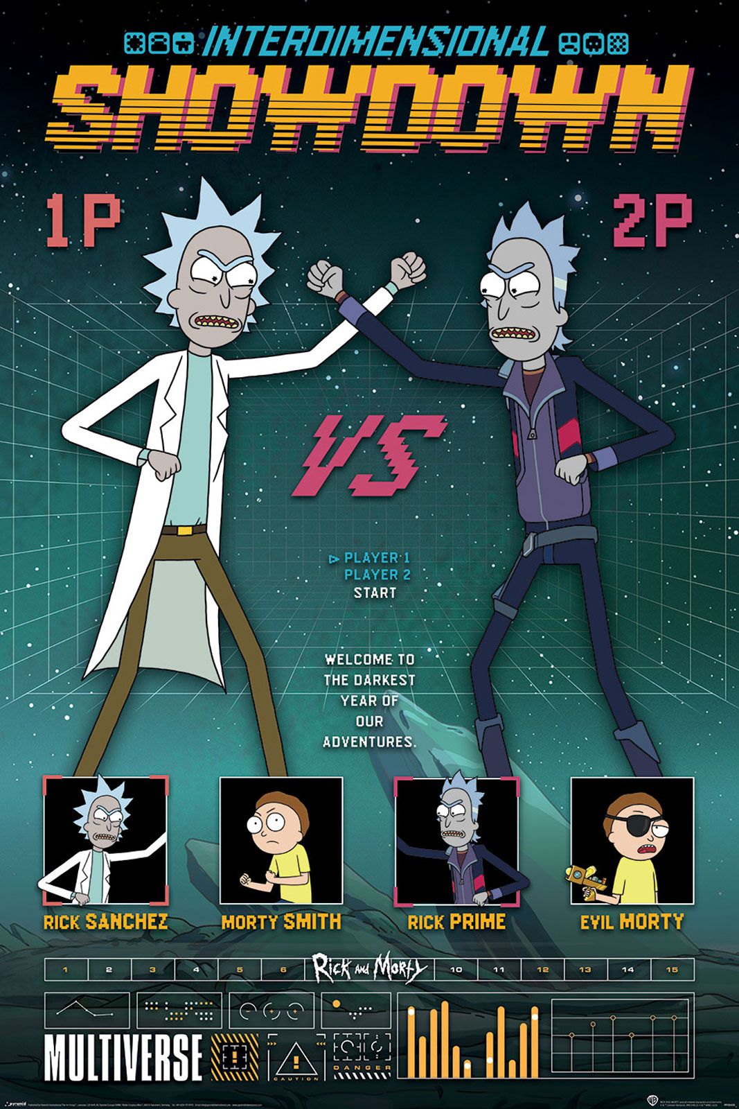 Rick And Morty Showdown Poster 