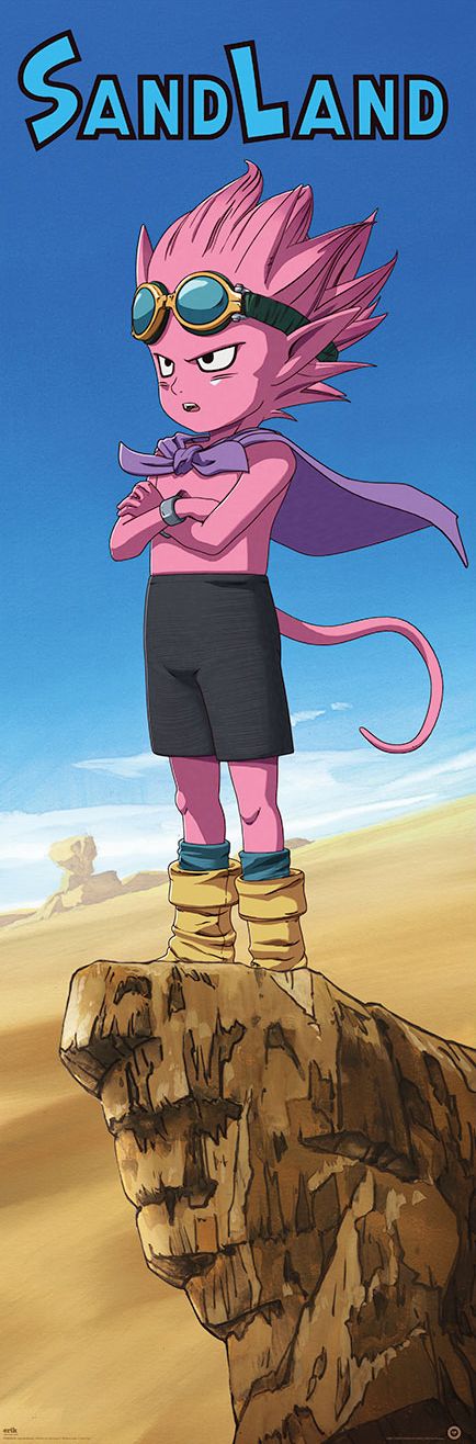 Sand Land Manga Door Poster Sand Land