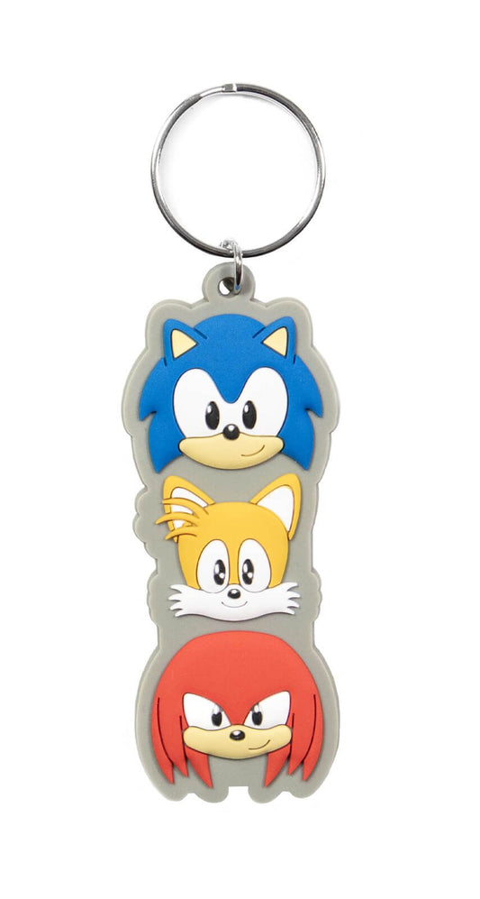 Sonic The Hedgehog Trio Stack Keyring Gifts Under 10 Pounds Keychain Sonic The Hedgehog