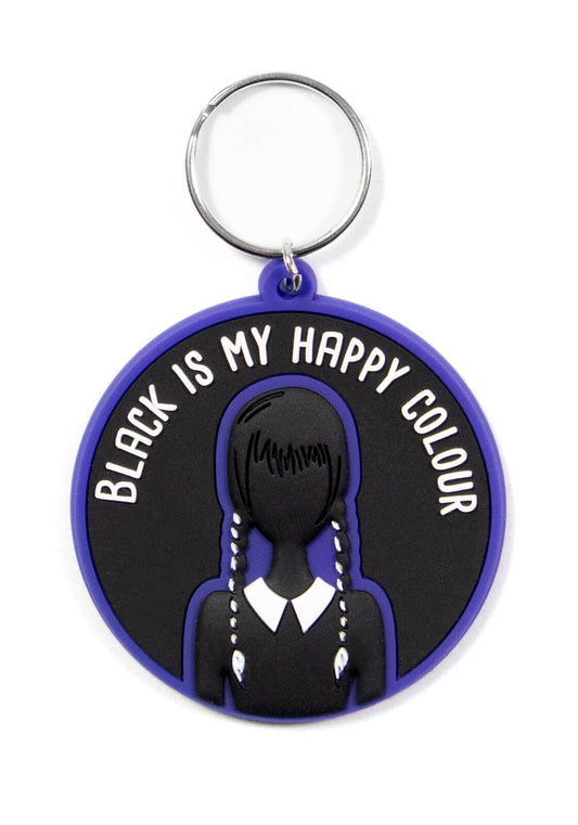 Wednesday Happy Colour Keyring Gifts Under 10 Pounds Keychain Wednesday
