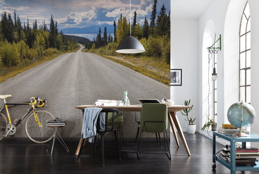 Road to the Lake Teen Bedroom Photo Wallpaper 