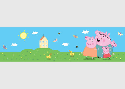 Peppa Pig Classic Self-Adhesive Wallpaper Wall Border Peppa Pig