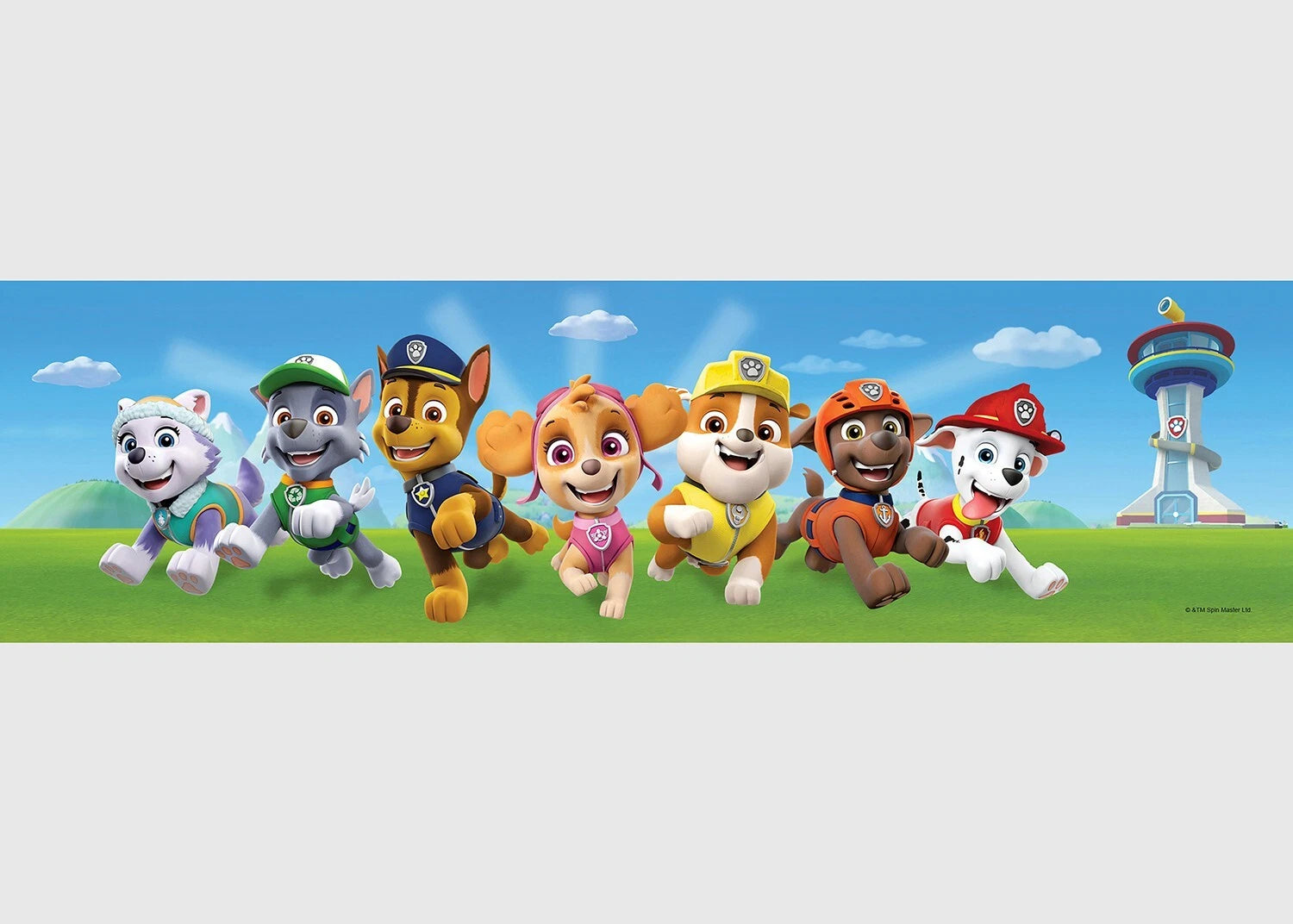 Paw Patrol Characters Self-Adhesive Wallpaper Wall Border PAW Patrol