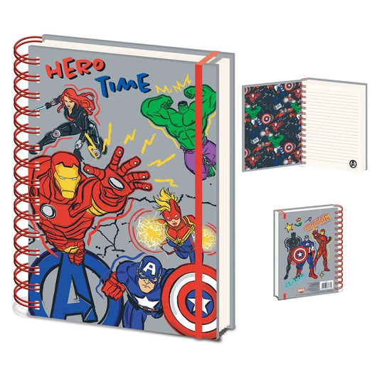 Marvel Avengers Cartoon Style A5 Notebook Marvel