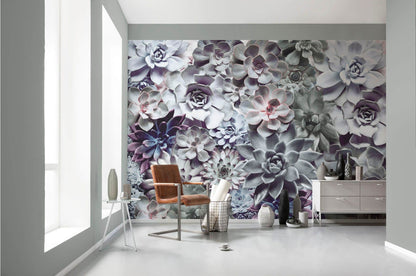 Shades Botanical Winter Pattern Photo Wallpaper 