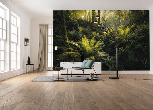 Fjordland Woods Botanical Living Room Non-woven photo wallpaper Stefan Hefele