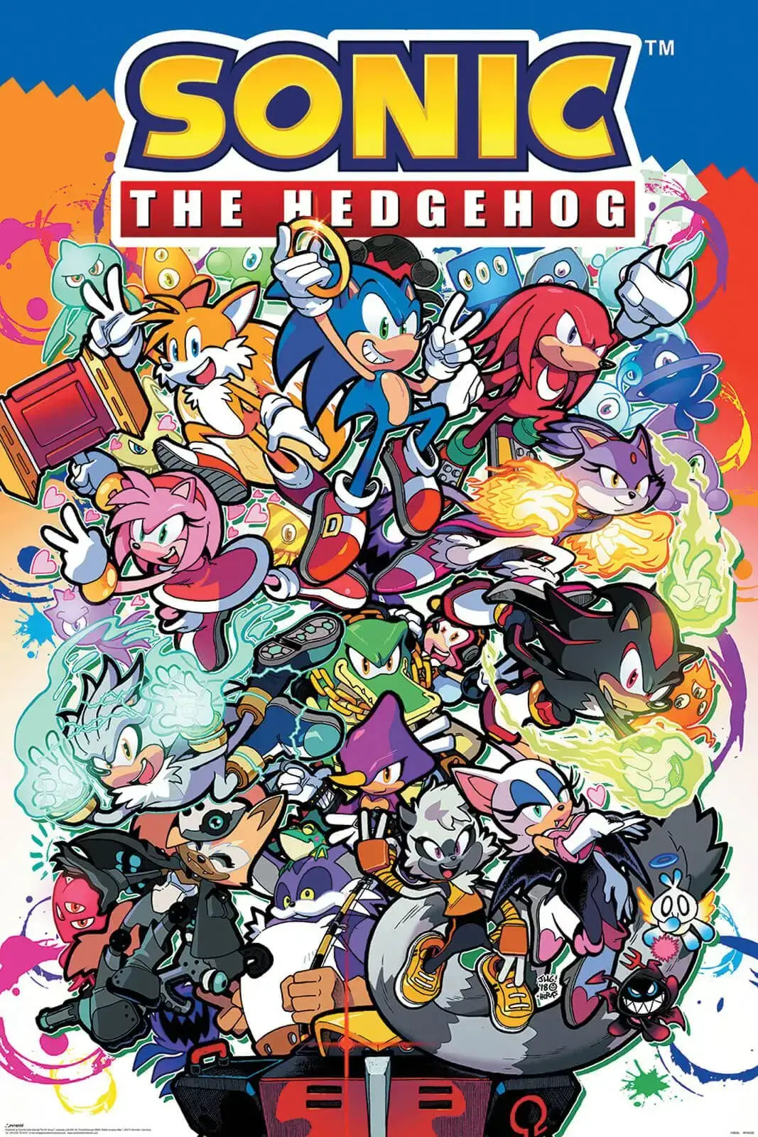 Sonic The Hedgehog Gamer Room Poster Sonic