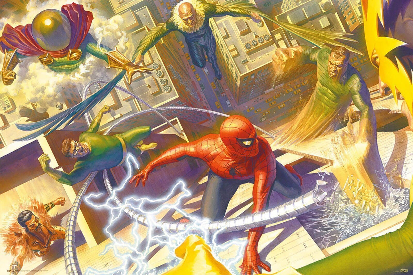 Spider-Man vs The Sinister Six Poster Spider-Man