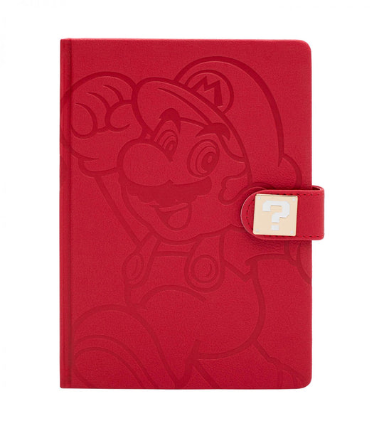 Super Mario Bros Premium Journal lined A5 Hardcover Premium Notebook 