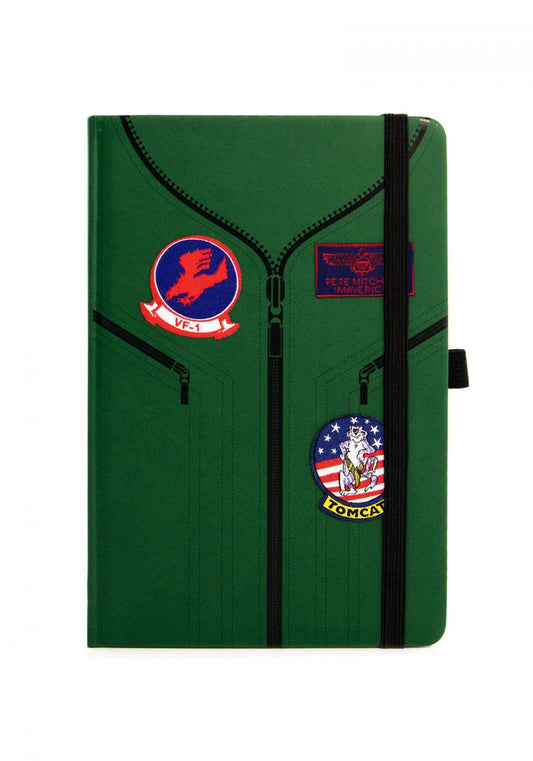 Top Gun Flight Suit A5 hard cover lined Journal Notebook 