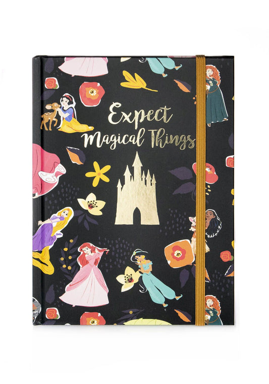 Disney Princess Expect Magical Things Hardcover lined Journal Notebook Disney