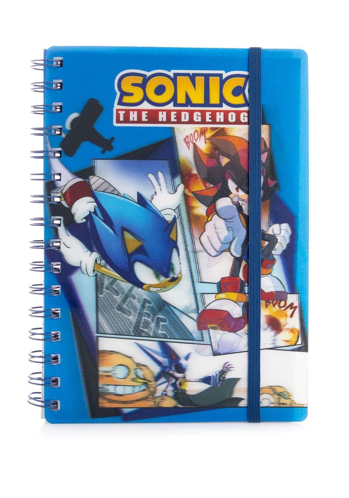 Sonic The Hedgehog Comic Strip Jump Out A5 Notebook Sonic
