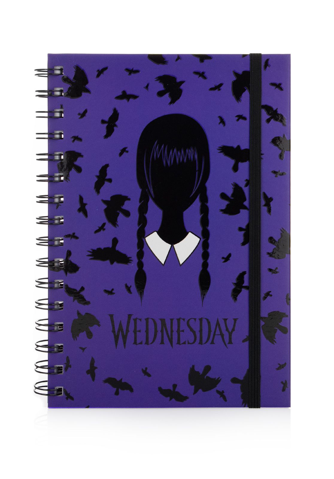 Wednesday Ravens Purple A5 Notebook Wednesday