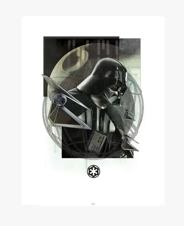 Star Wars Rogue One Darth Vader Strikers Picture  Art Print Star Wars