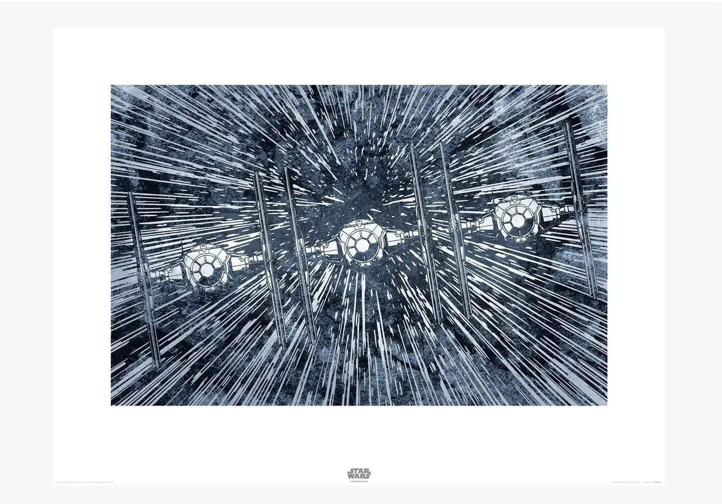 Star Wars Episode VII TIE Fighters Picture  Art Print 