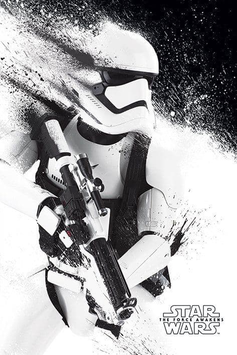 Star Wars Force Awakens VII Stormtrooper Poster Star Wars