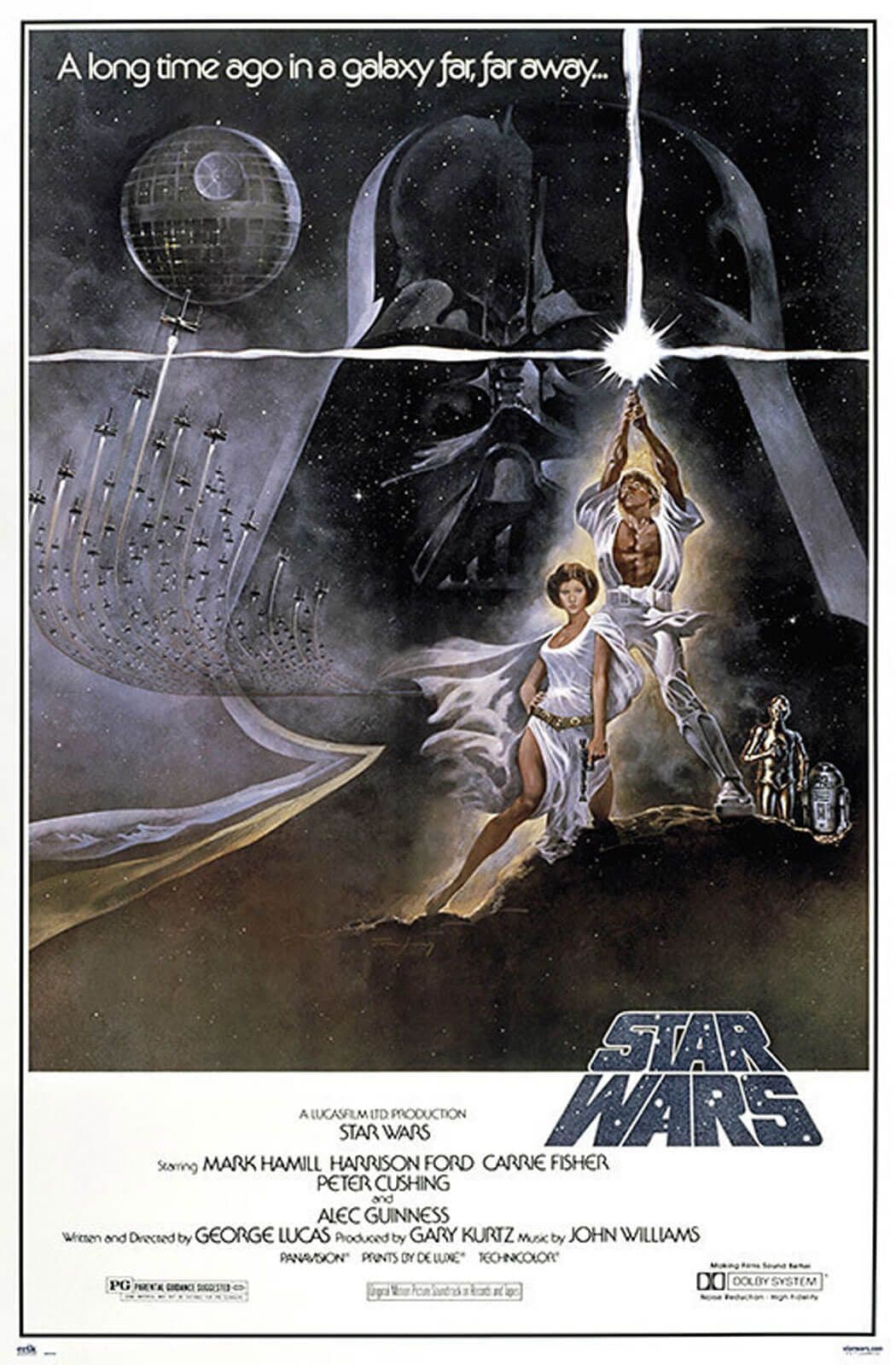 Along time ago in a galaxy far, far away Classic Poster Star Wars