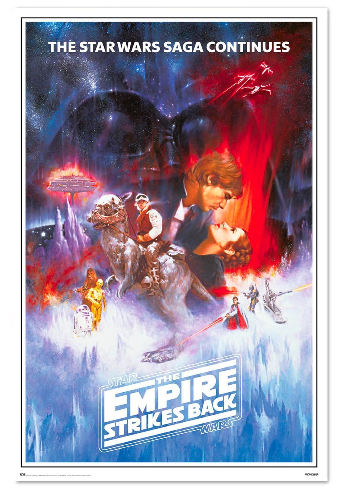 Star Wars Classic Empire Strikes Back Poster Star Wars