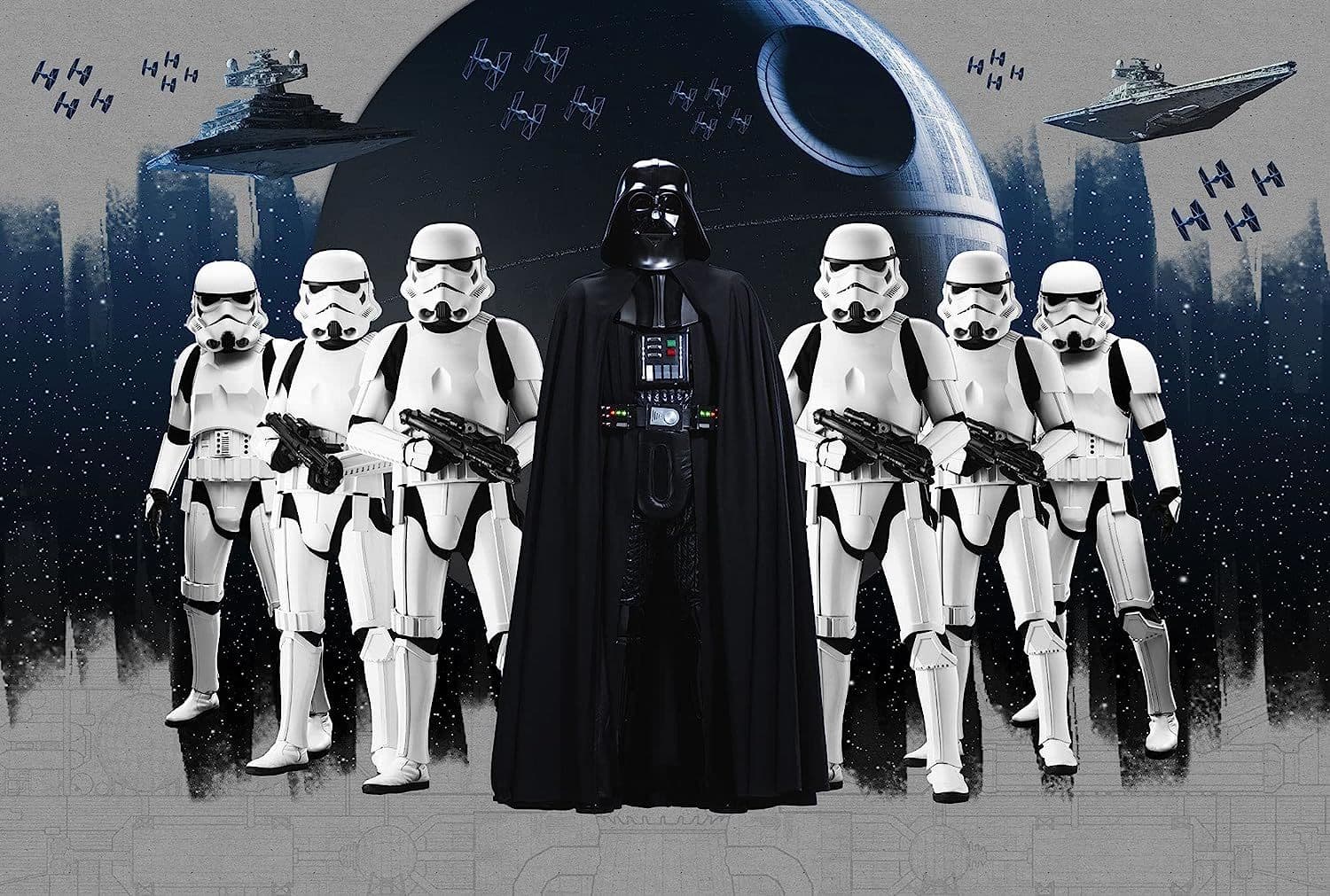 Star Wars The Dark Side Vader and Stormtroopers Non-Woven Wall Mural 