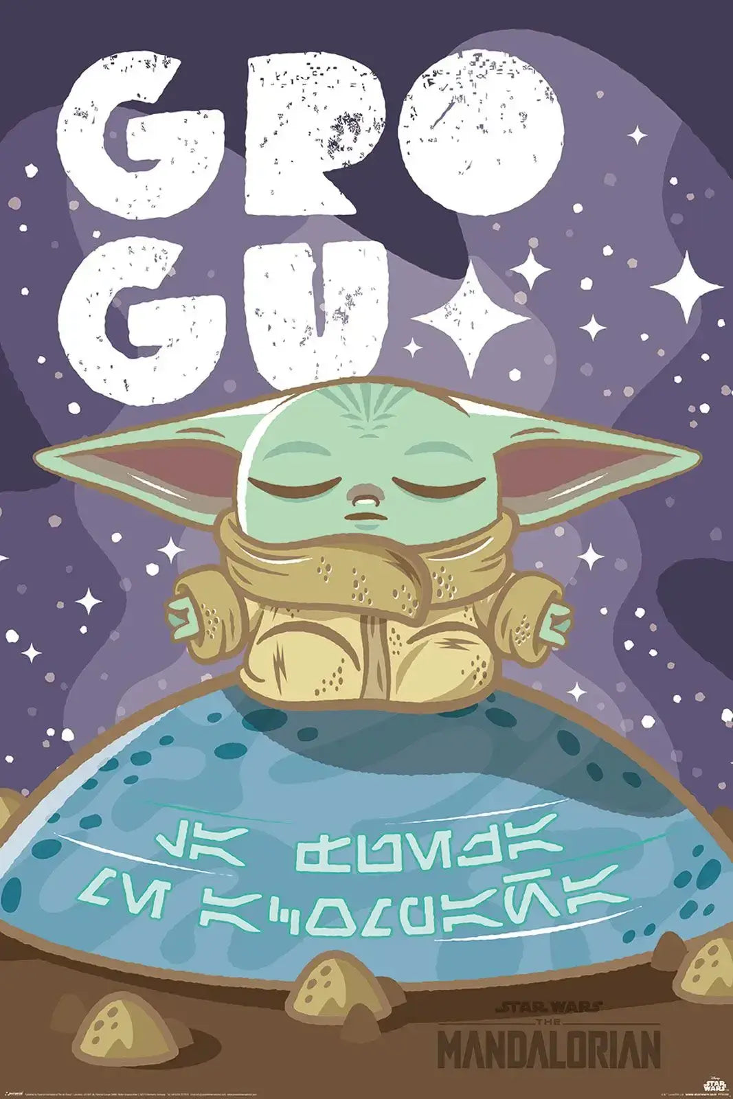 Star Wars The Mandalorian Grogu Cuteness Poster Star Wars