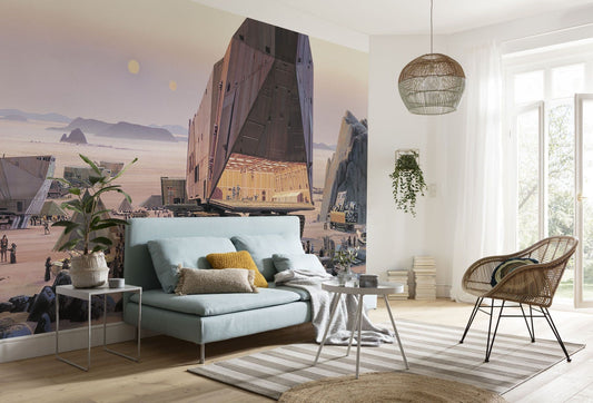 Star Wars Classic RMQ Java Market Non-Woven Wallpaper Mural Star Wars
