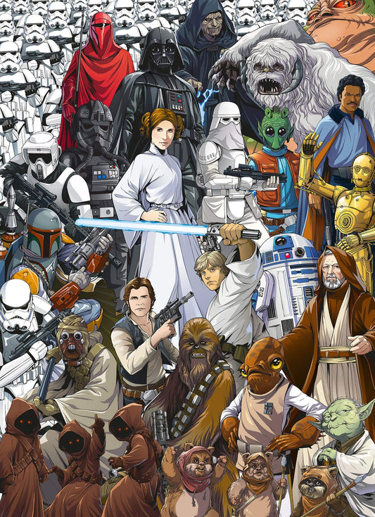 Star Wars characters wallpaper murals