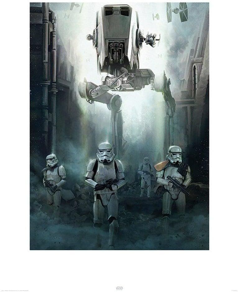 Star Wars Rogue One Stormtrooper Patrol Poster Star Wars