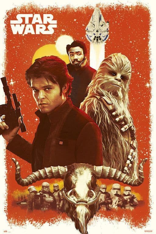 Star Wars Solo Old Friends Poster Star Wars