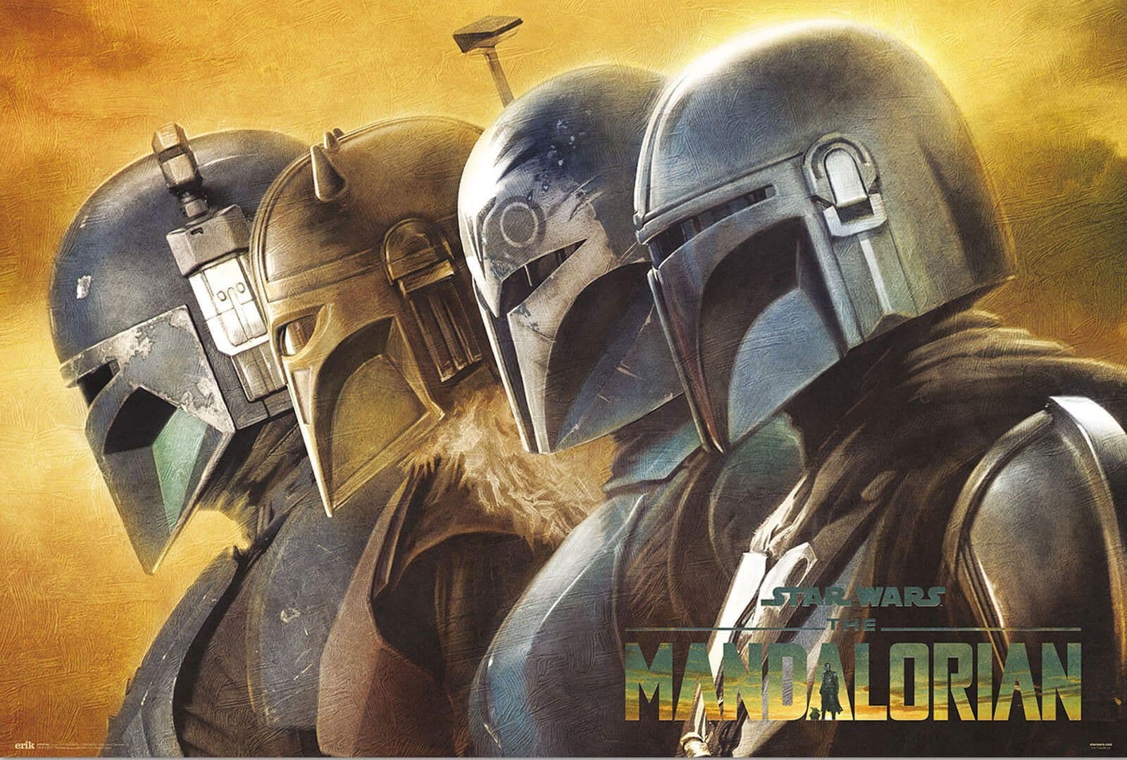 The Mandalorian Mandalorians Poster Star Wars