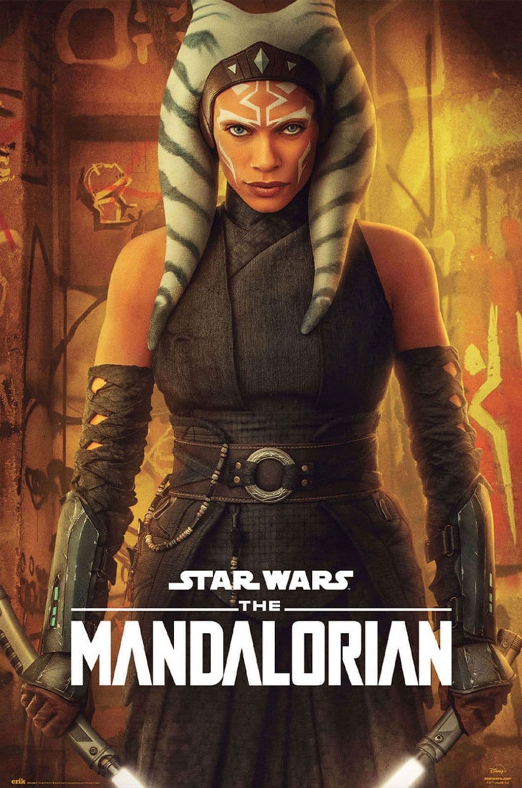 The Mandalorian Ahsoka Tano Poster Star Wars