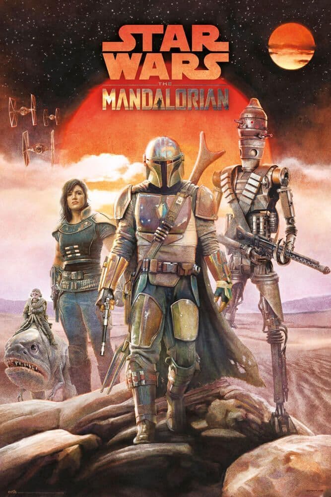 The Mandalorian Crew Poster Star Wars