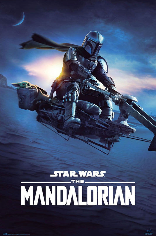 The Mandalorian Speeder Bike 2 Poster Star Wars