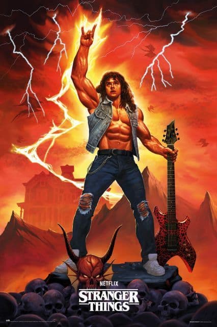 Stranger Things Eddie Poster 