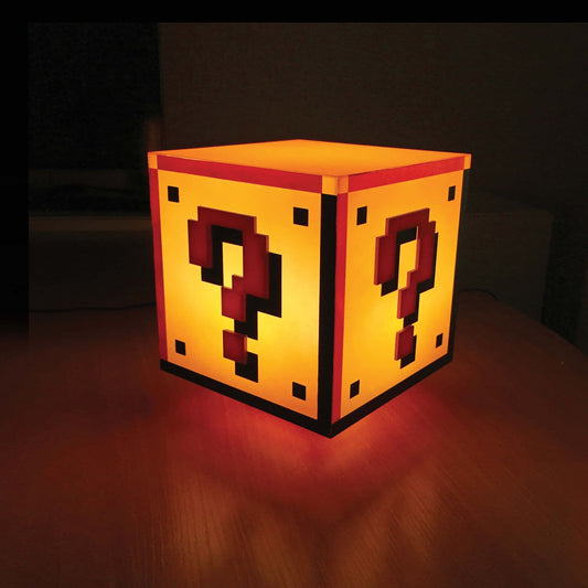 Super Mario Bros Question Block Light V3 Lamp