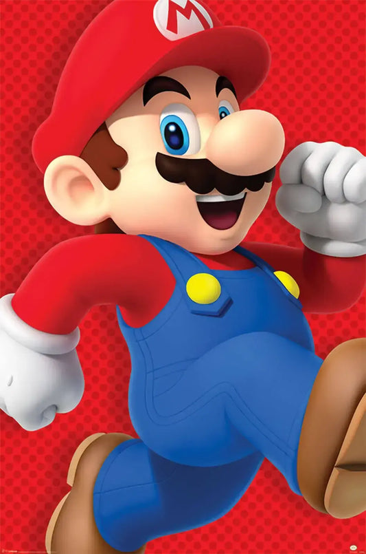 Super Mario Run Poster Super Suoer Mario