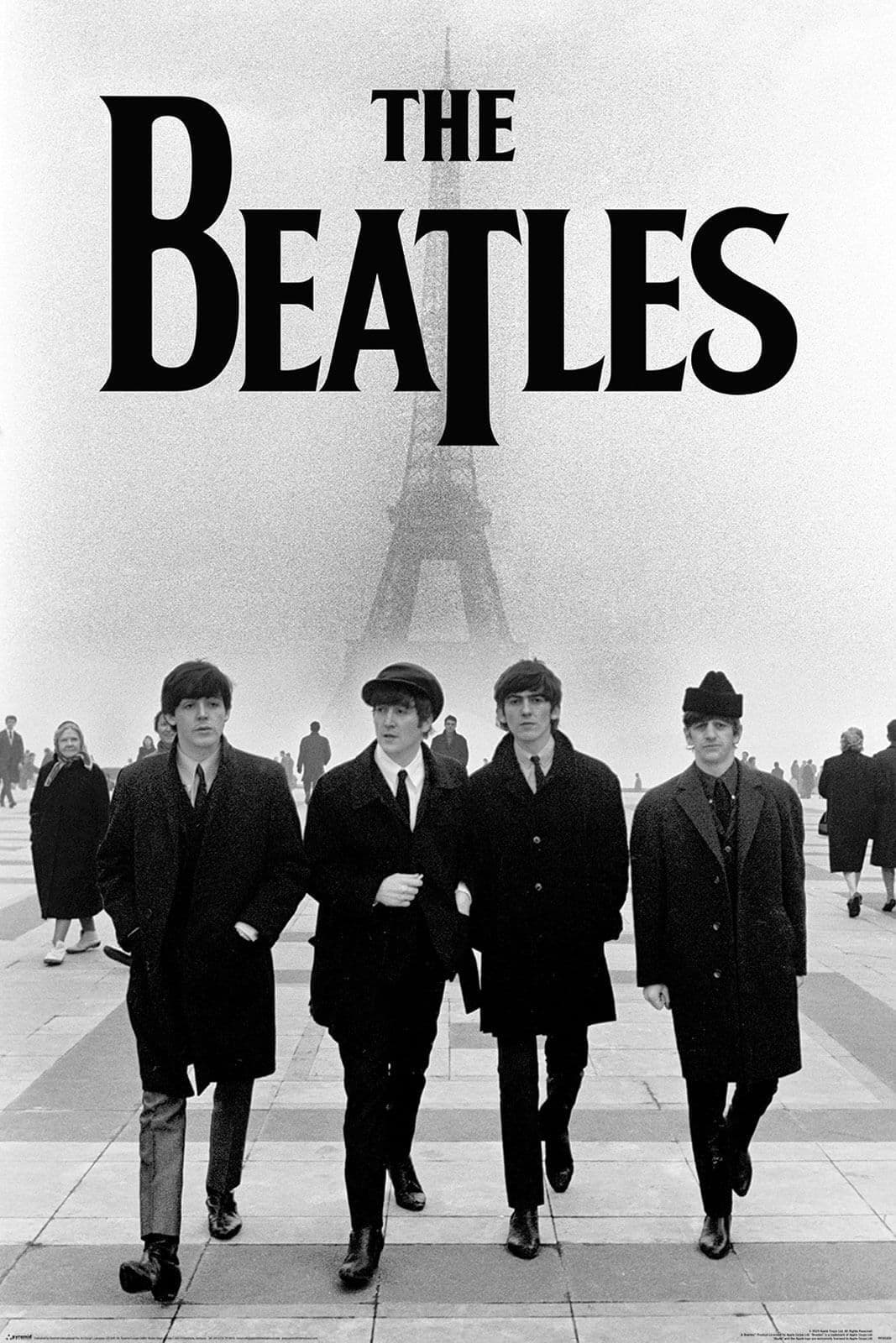 The Beatles Eiffel Tower Poster Other