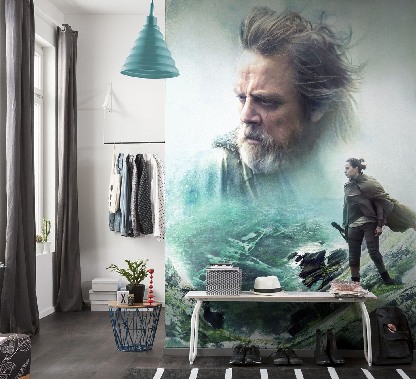 Star Wars The Last Jedi Luke Skywalker and Rey Photo Wallpaper Star Wars