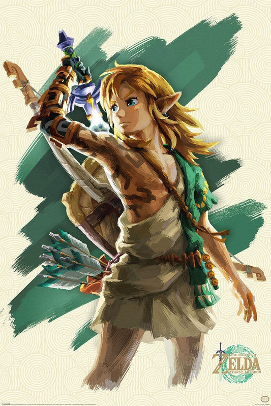 The Legend Of Zelda Tears Of The Kingdom Link Unleashed Poster Other