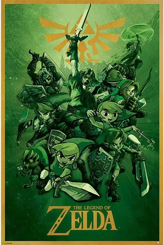 The Legend Of Zelda Link Poster The Legend Of Zelda