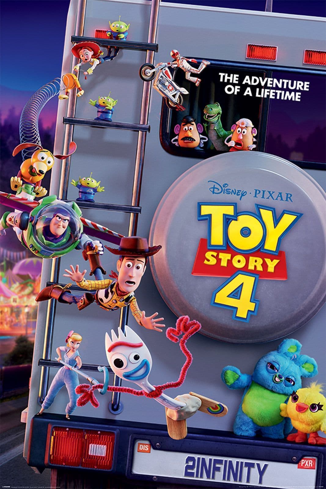 Disney Toy Story 4 Adventure Of A Lifetime Poster Disney