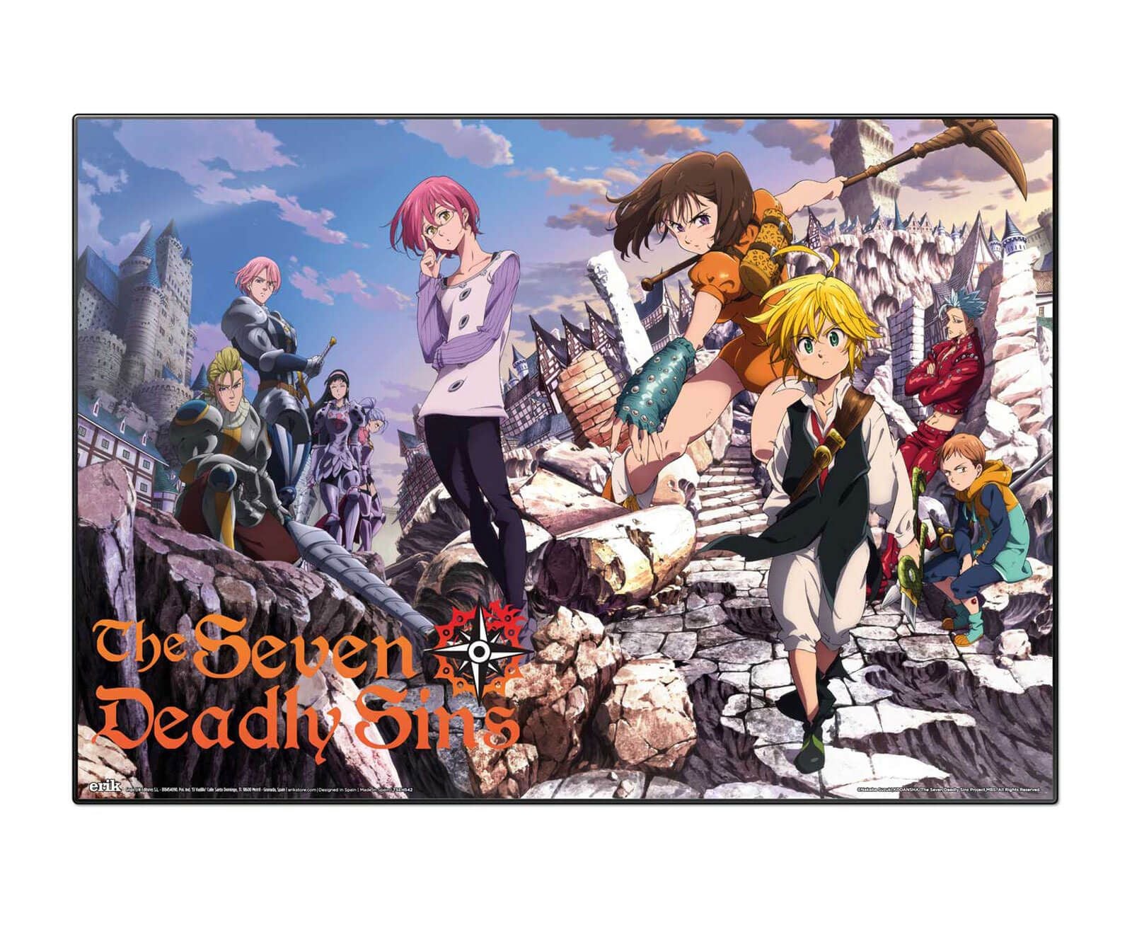 Seven Deadly Sins Mouse Pad The Seven Deadly Sins