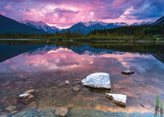 Vermillion Lake Purple Photo Wallpaper Nice Wall
